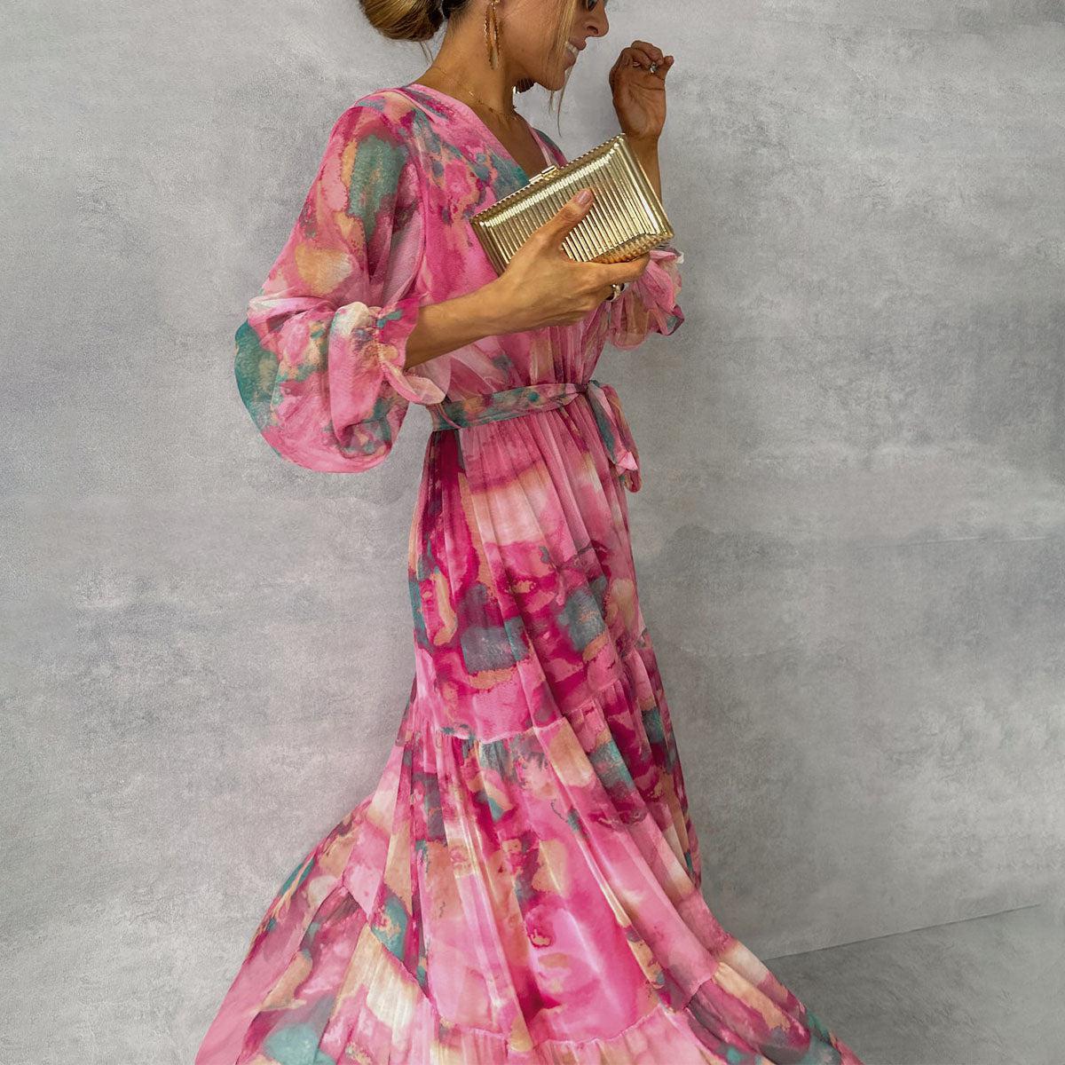Berta - Vestido Floral Envolvente