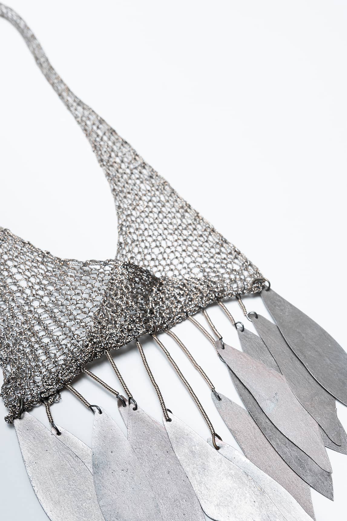 Collar malla FL Private Collection plata