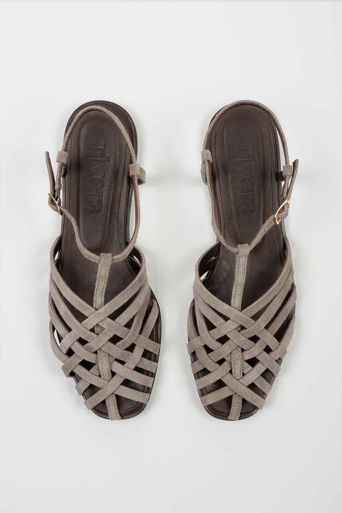 Sandalia Cangrejera Lareth gris