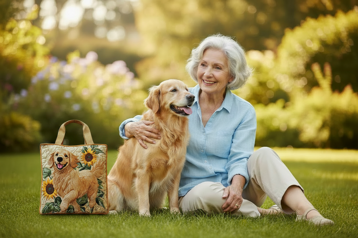 Bolso Artesanal - Golden Retriever