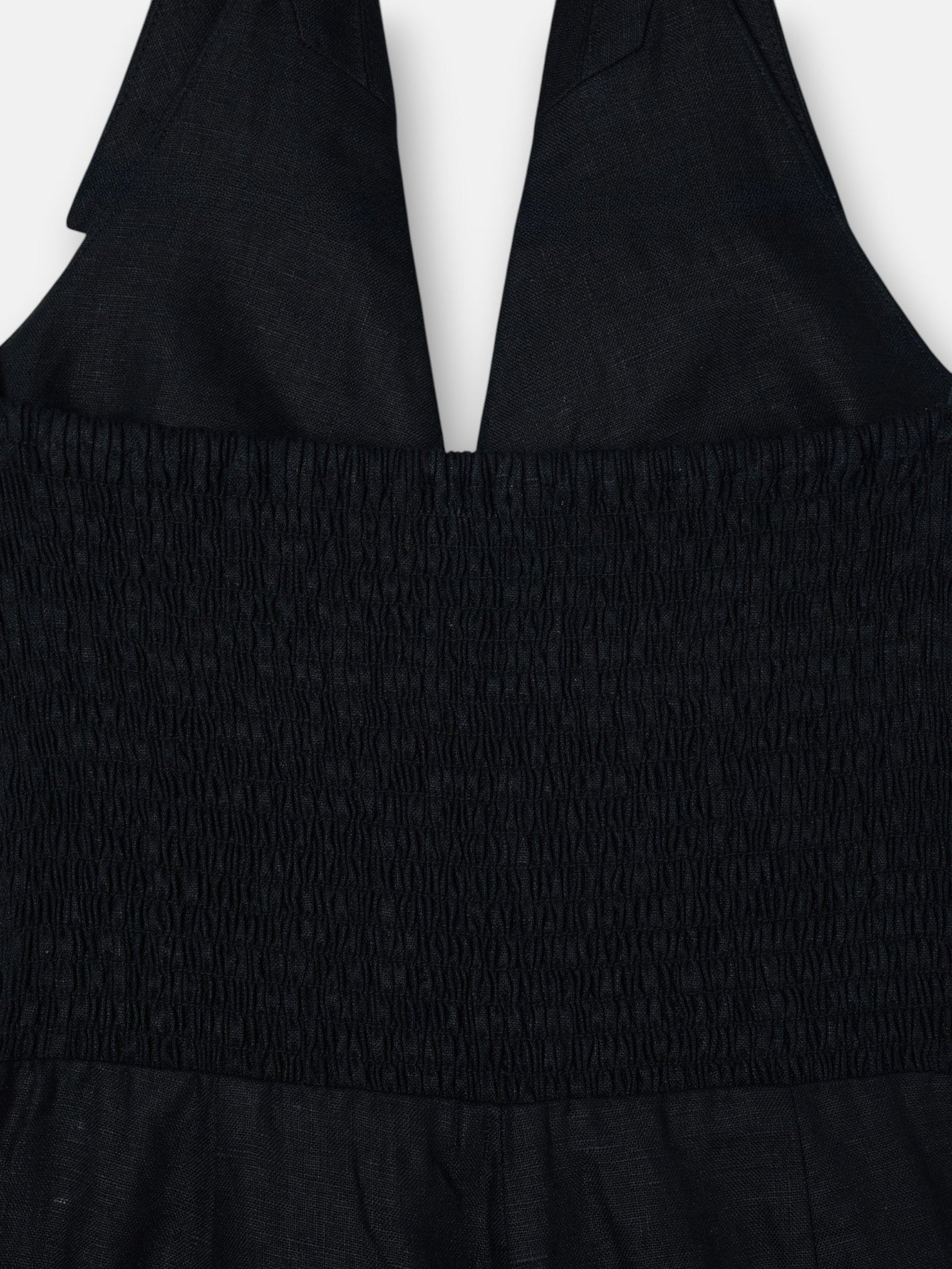 Mono halter lino negro