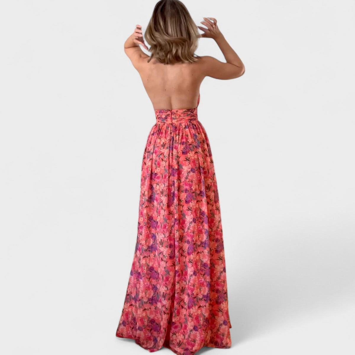 Flora - Vestido largo con tirantes