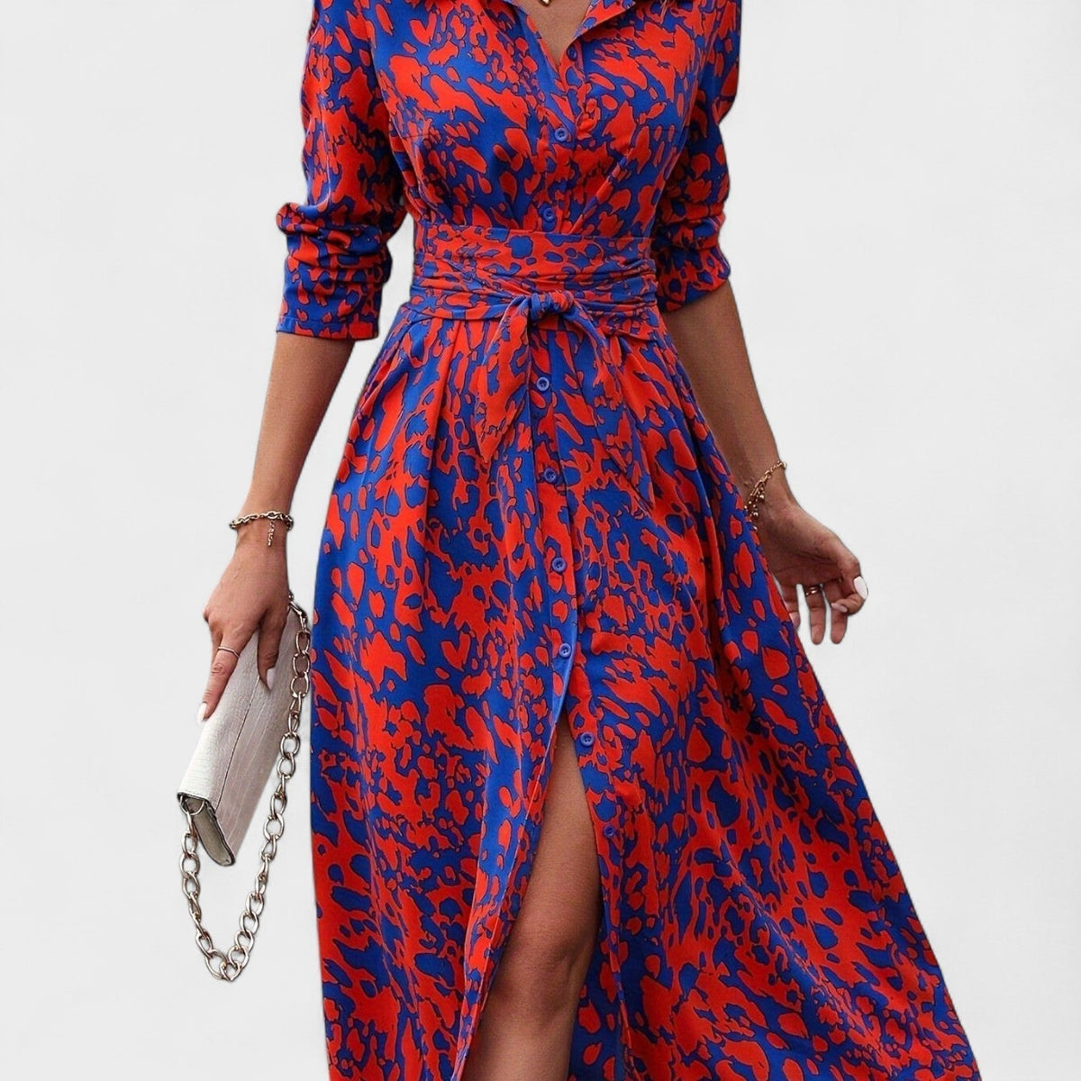 Blanca - Vestido Animal Print