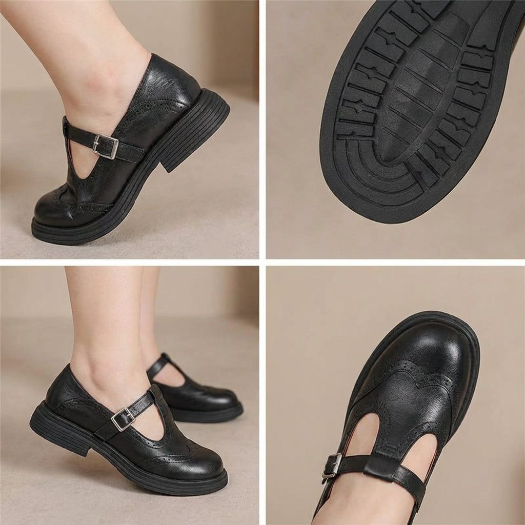 Odette - Zapatos Mary Jane para mujer con correa regulable