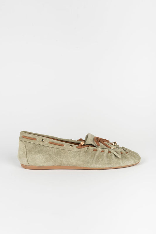 Mocasín Flecco pistacho