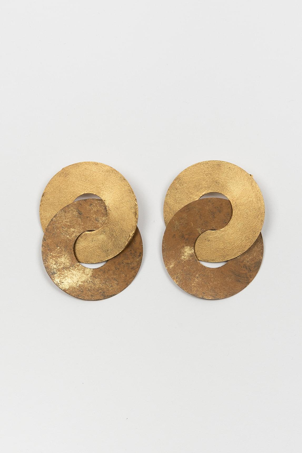 Pendientes Isela dorado FL Private Collection