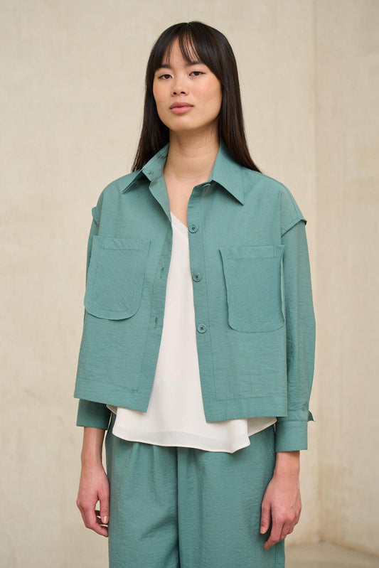 Chaqueta Brisa turquesa