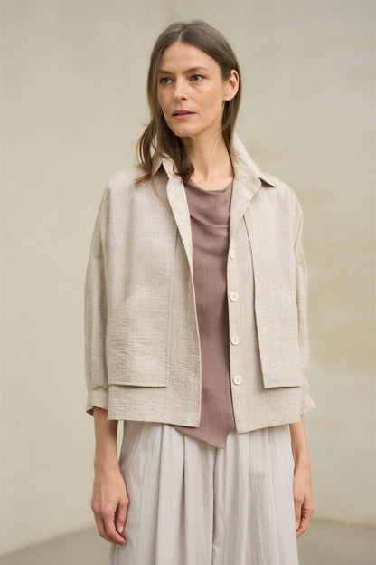 Chaqueta Lise crudo