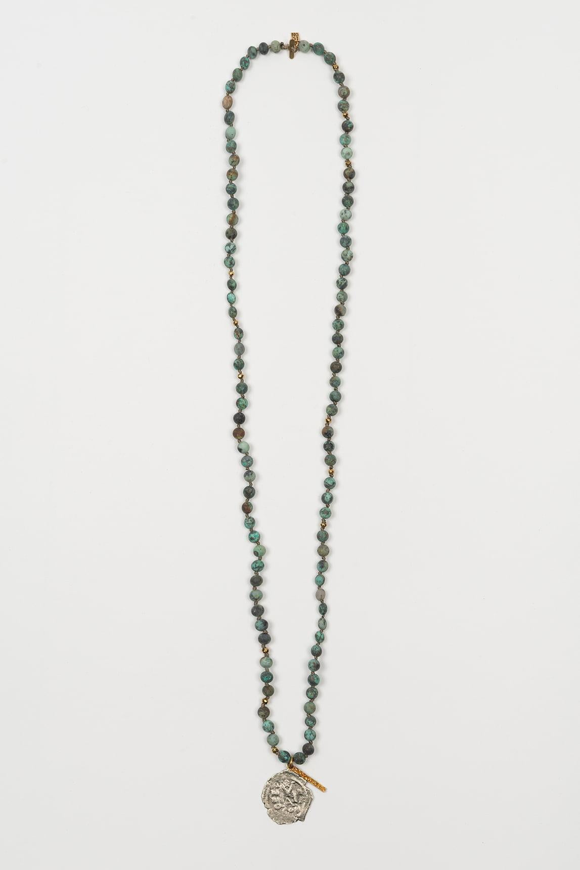 Collar Arvyn turquesa