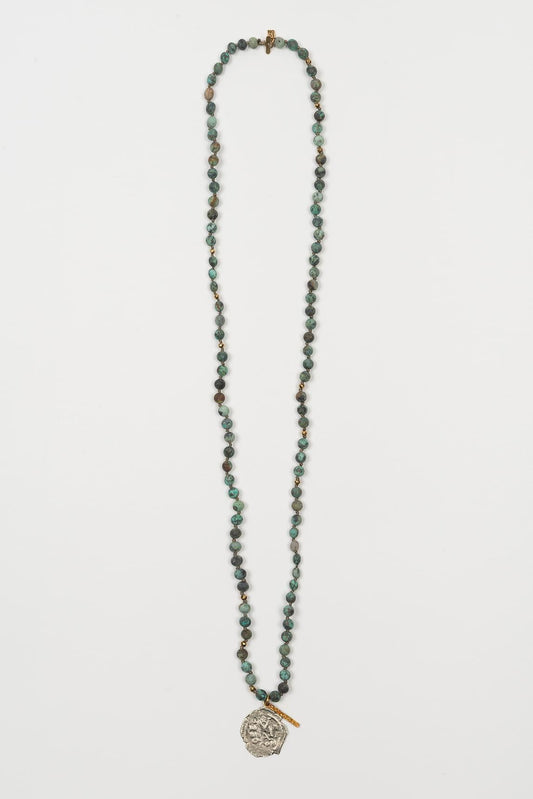 Collar Arvyn turquesa