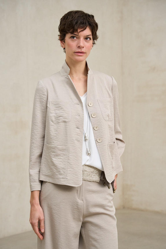 Chaqueta Alva piedra