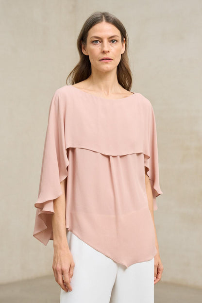 Blusa Támara rosa empolvado