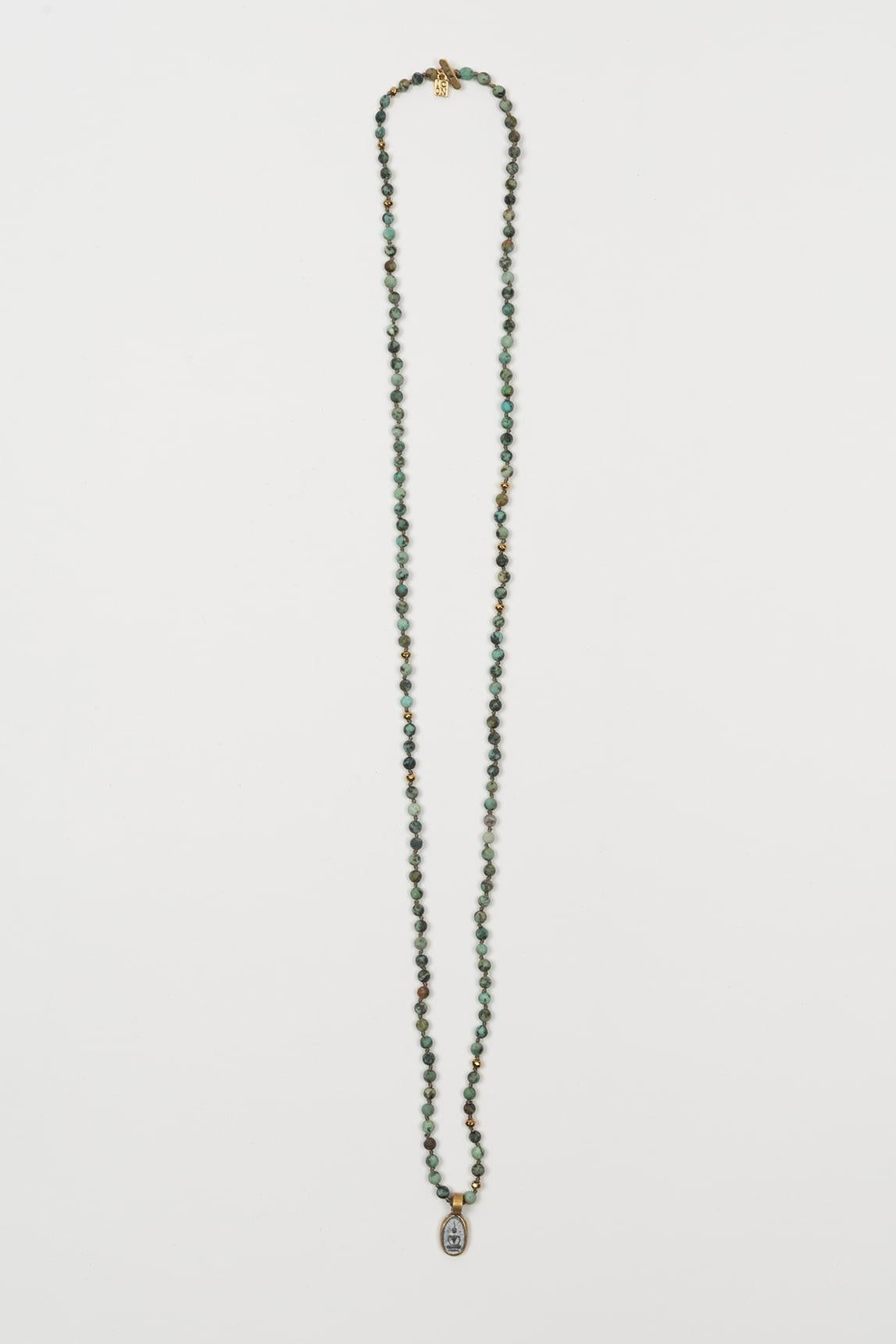 Collar Zenvy turquesa