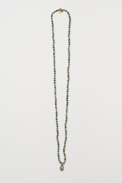 Collar Zenvy turquesa