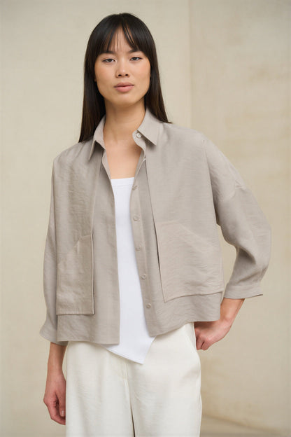 Chaqueta Lise piedra