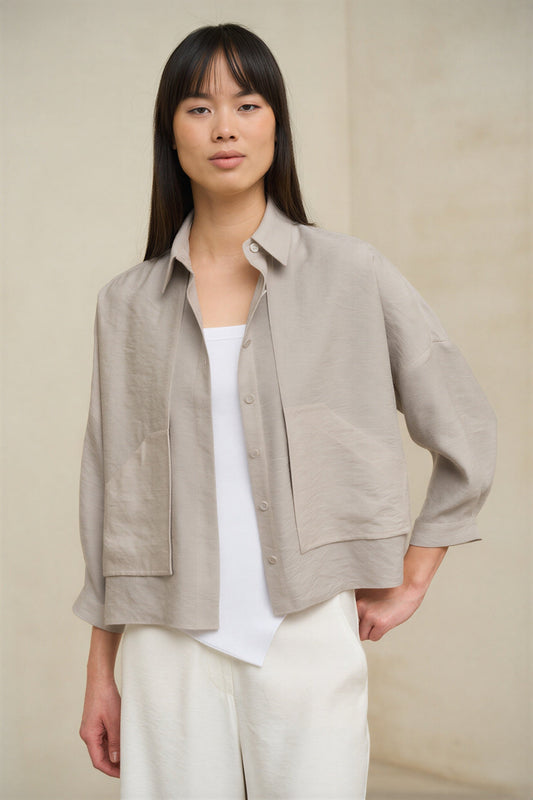 Chaqueta Lise piedra