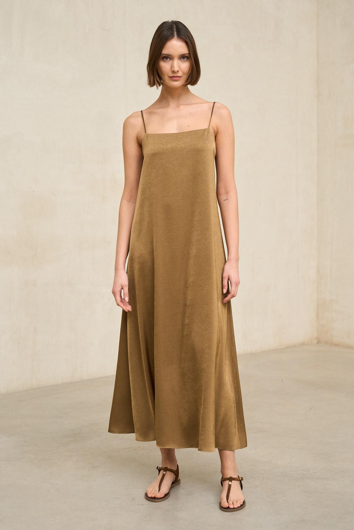 Vestido Odine camel