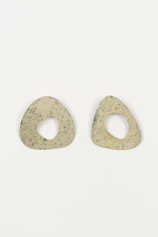 Pendientes Bravia verde pátina FL Private Collection
