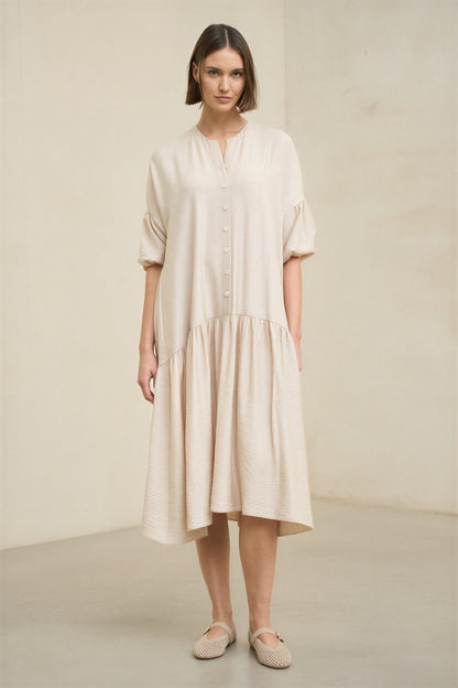 Vestido Arisse crudo