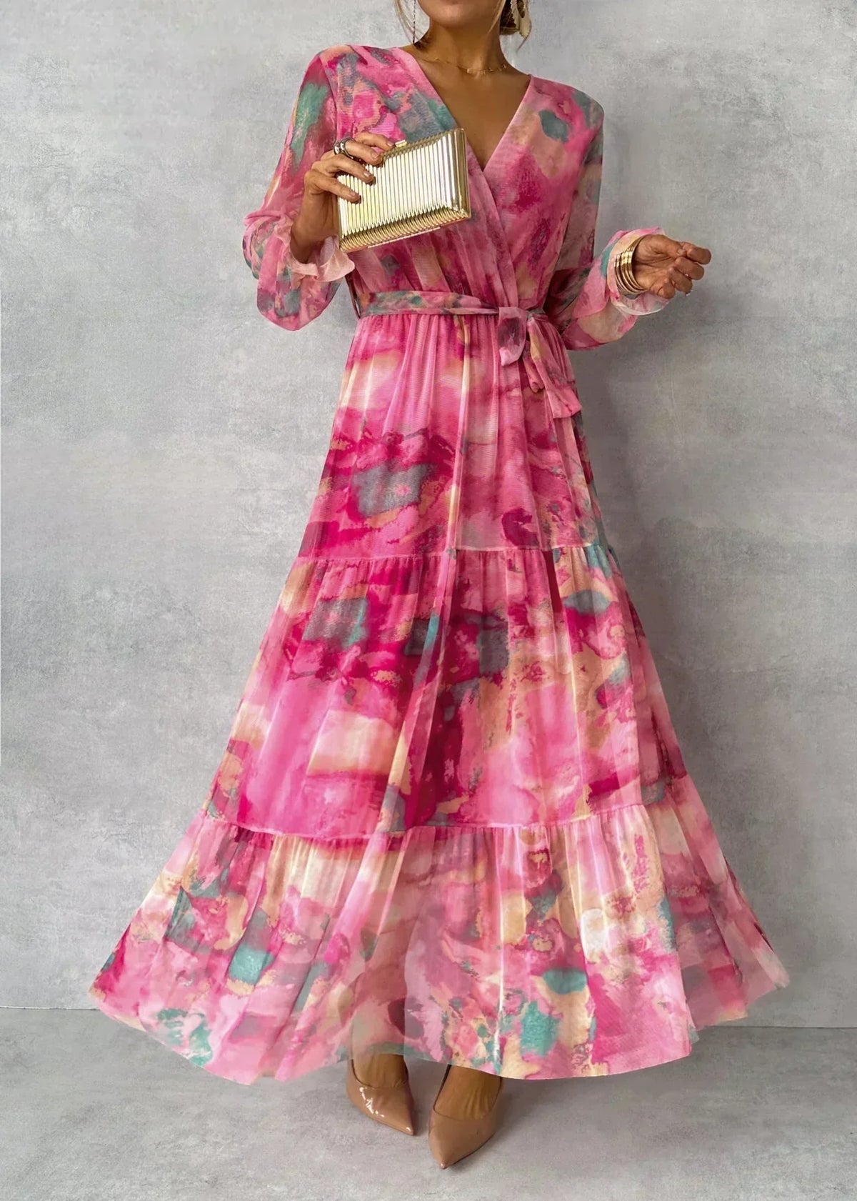 Berta - Vestido Floral Envolvente