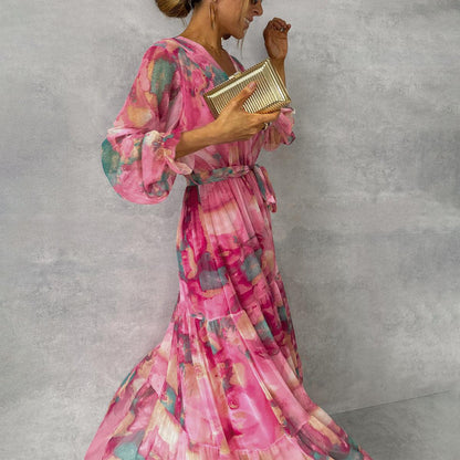 Berta - Vestido Floral Envolvente