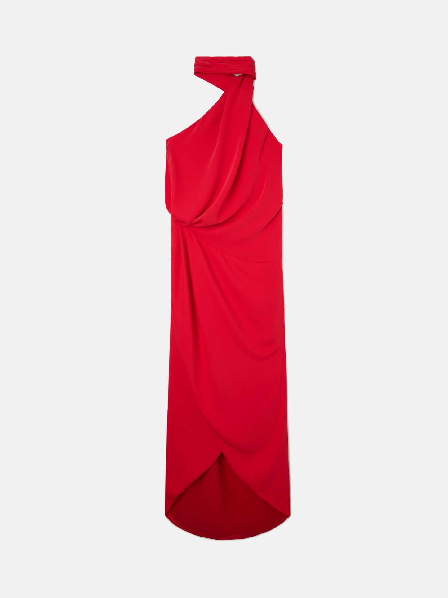 Vestido CaprileXSilbon halter rojo