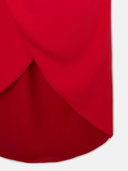 Vestido CaprileXSilbon halter rojo