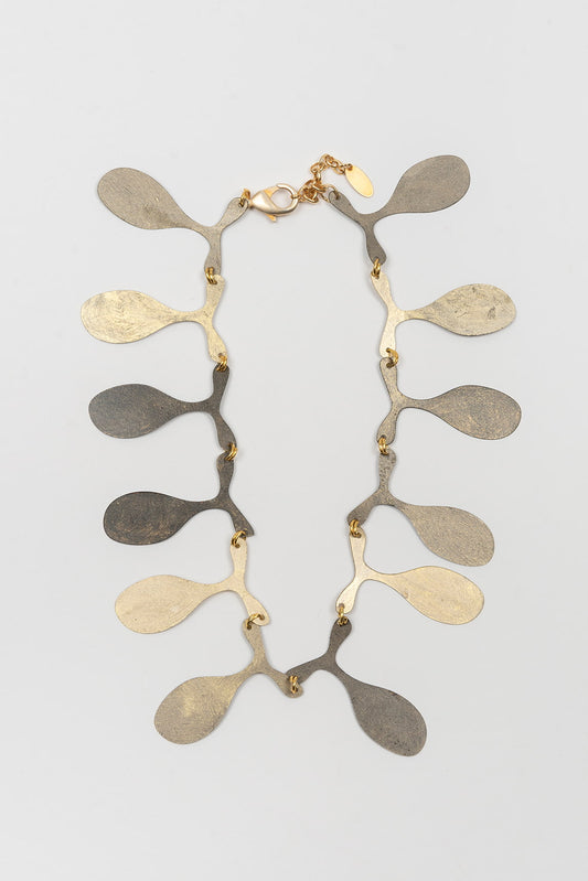 Collar FL Private Collection lagrimas dorado