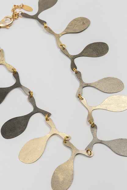 Collar FL Private Collection lagrimas dorado