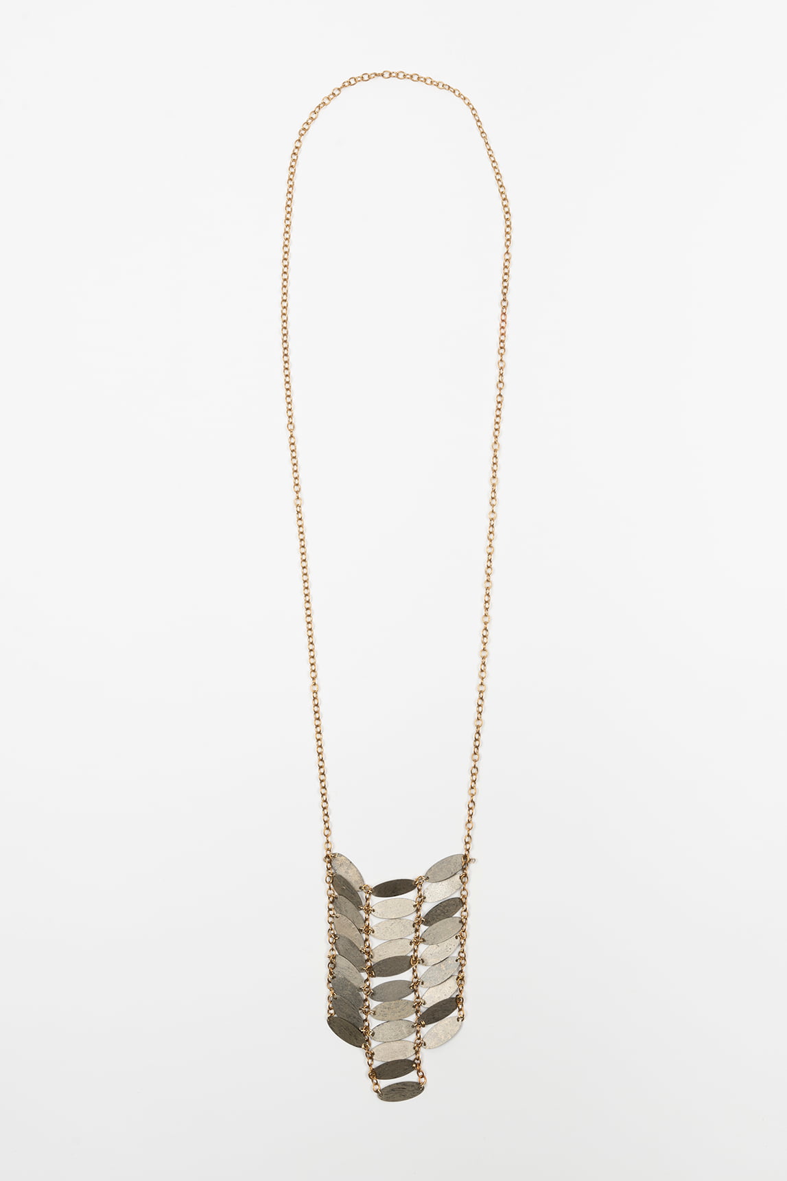 Collar largo FL Private Collection dorado y plateado