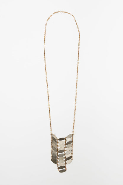 Collar largo FL Private Collection dorado y plateado