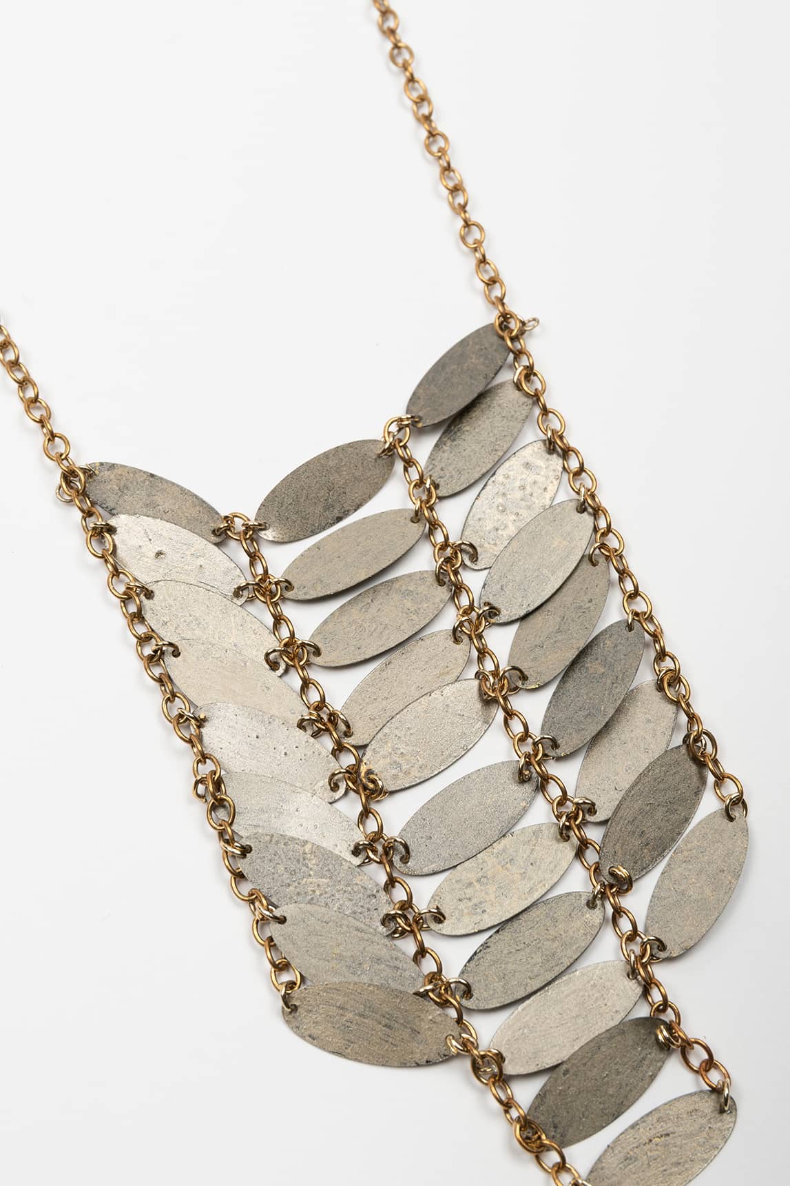 Collar largo FL Private Collection dorado y plateado