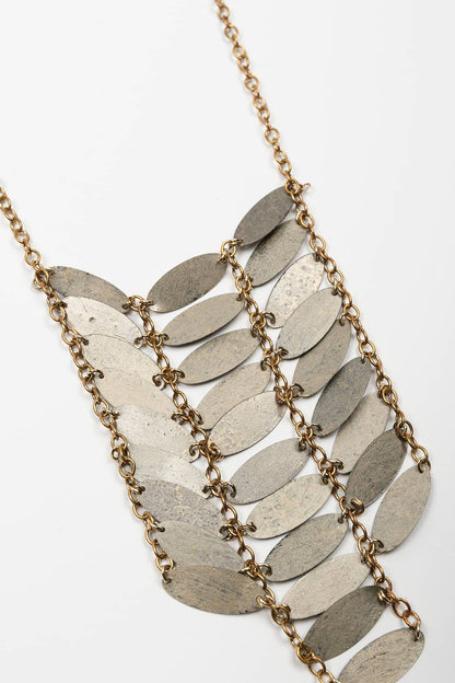 Collar largo FL Private Collection dorado y plateado
