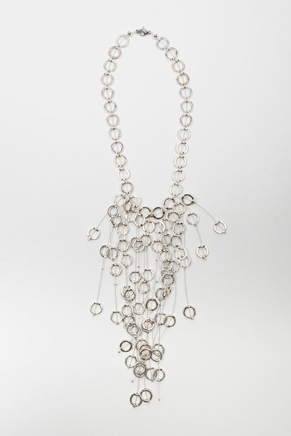 Collar Celine plateado