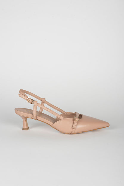 Mule destalonado Agathe beige