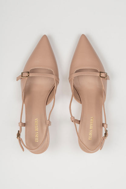 Mule destalonado Agathe beige