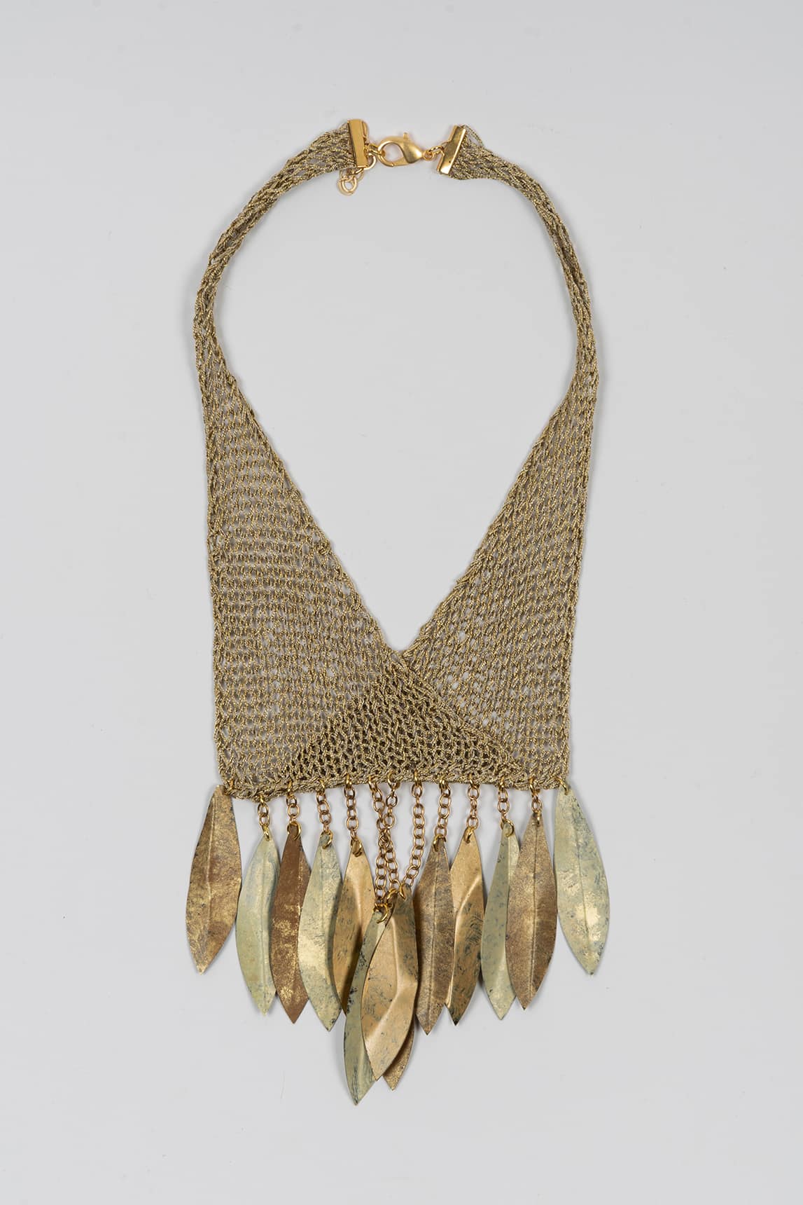 Collar malla FL Private Collection dorado