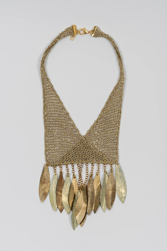 Collar malla FL Private Collection dorado