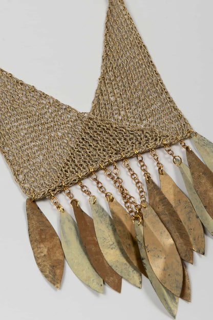 Collar malla FL Private Collection dorado