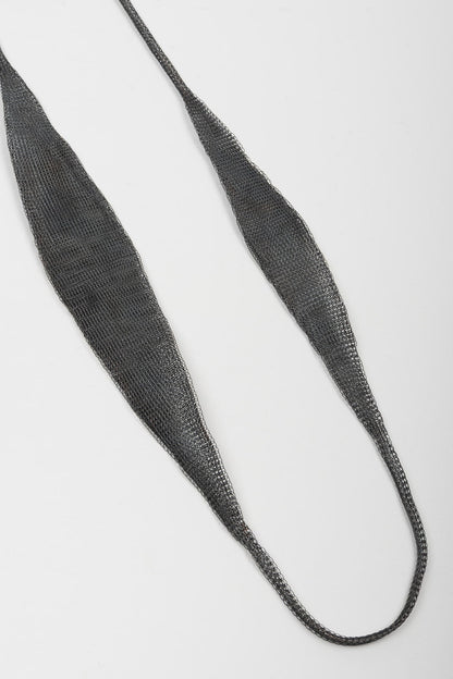 Collar Apulia malla antracita
