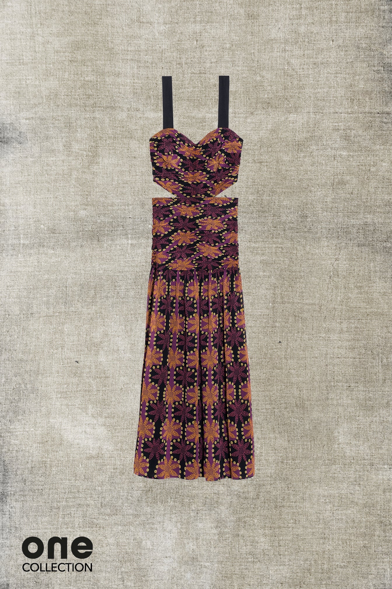 VESTIDO MIDI CUT OUTS MAURA