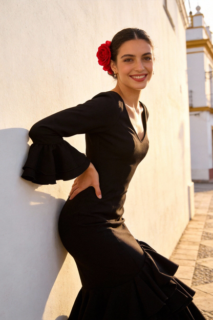 TRAJE DE FLAMENCA LOLITA LISO