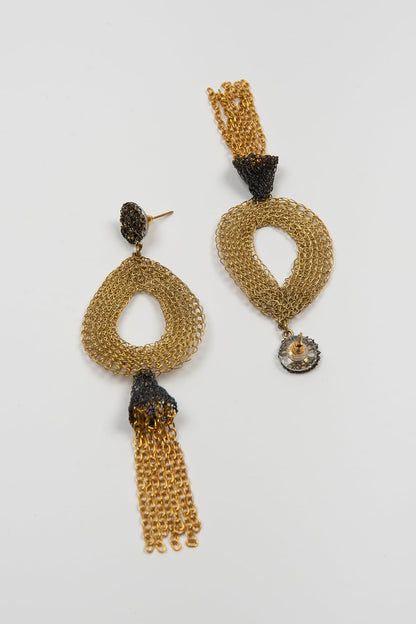 Pendientes malla Eleonora