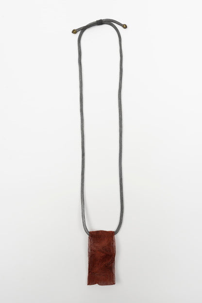 Collar Aura malla cobre