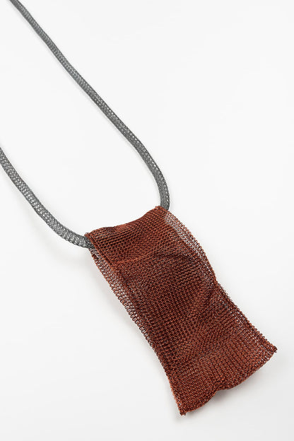Collar Aura malla cobre