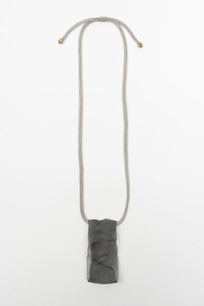 Collar Aura malla gris