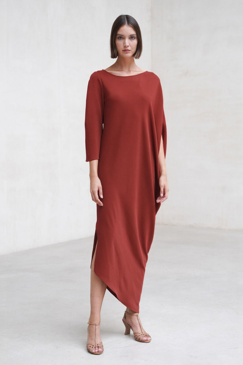 Vestido Amanda cereza