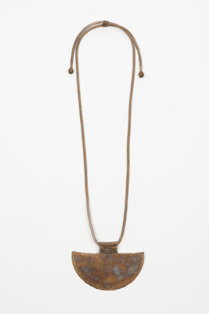 Collar malla tornasolado