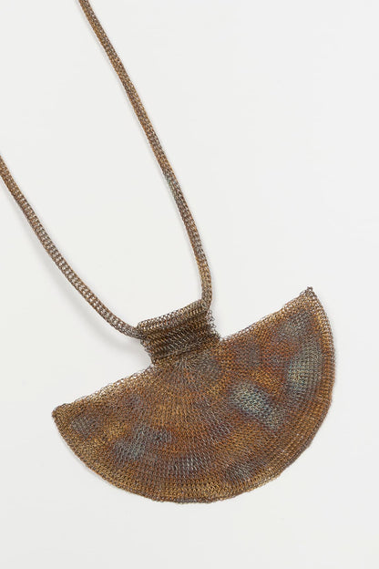 Collar malla tornasolado
