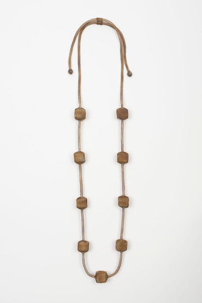 Collar Candy dorado malla